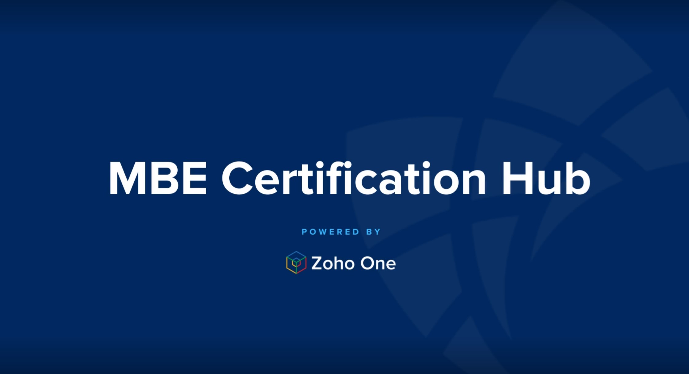 MBE Certification Hub - Thumbnail Image